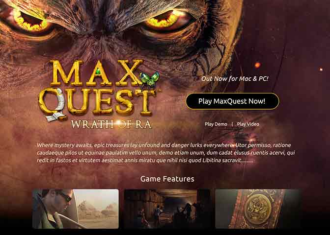 PlayMaxQuest Homepage