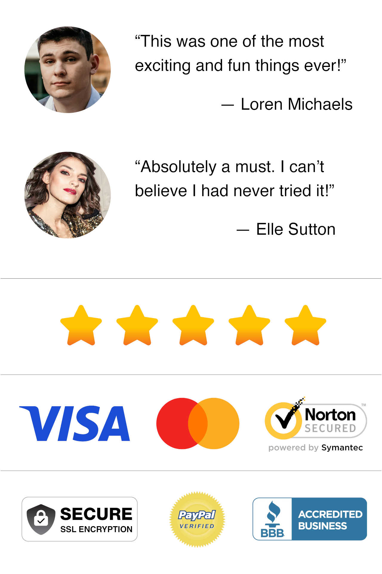 Social Proof & User Assurance