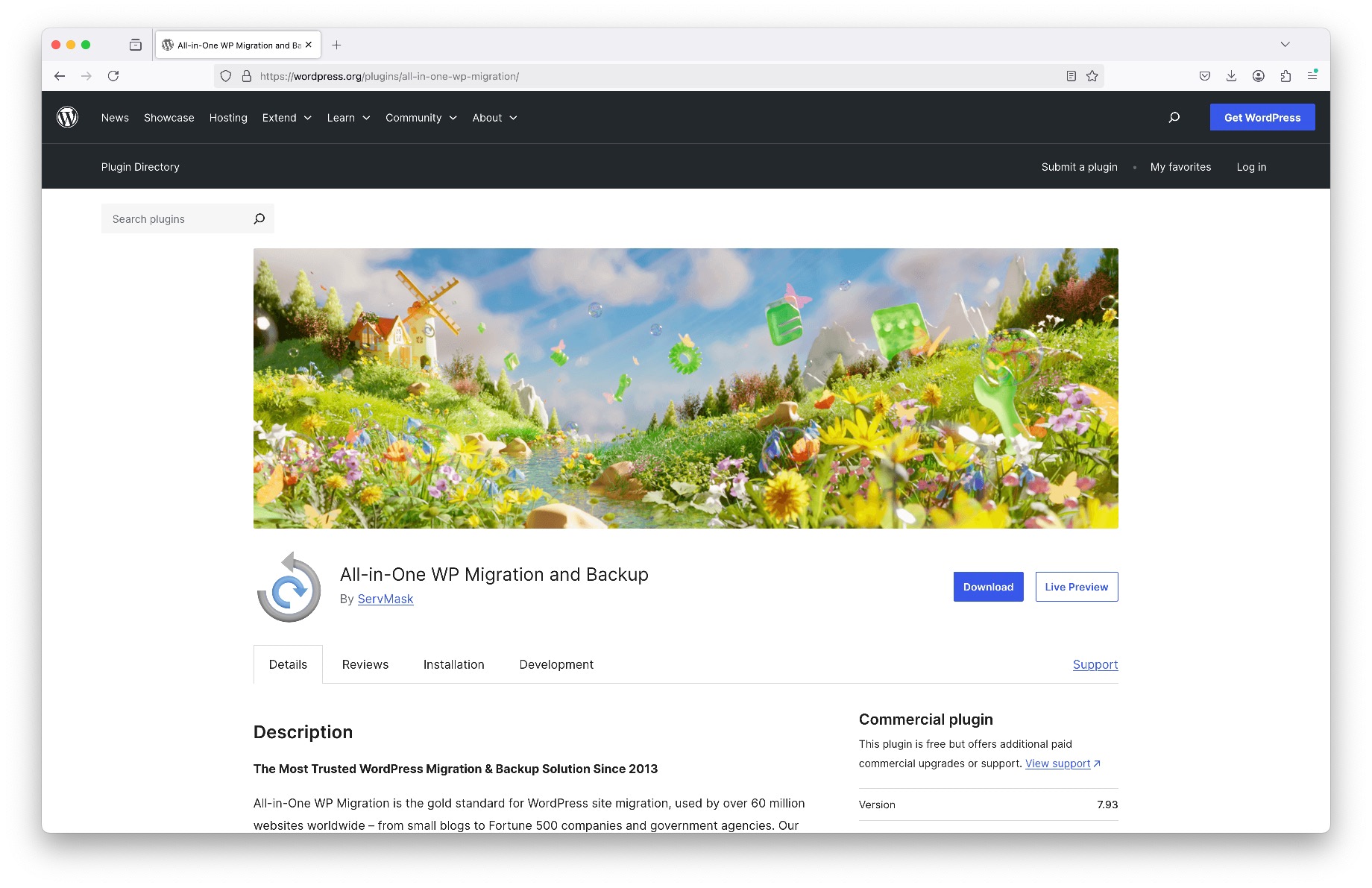 All In One WP Migration and Backup