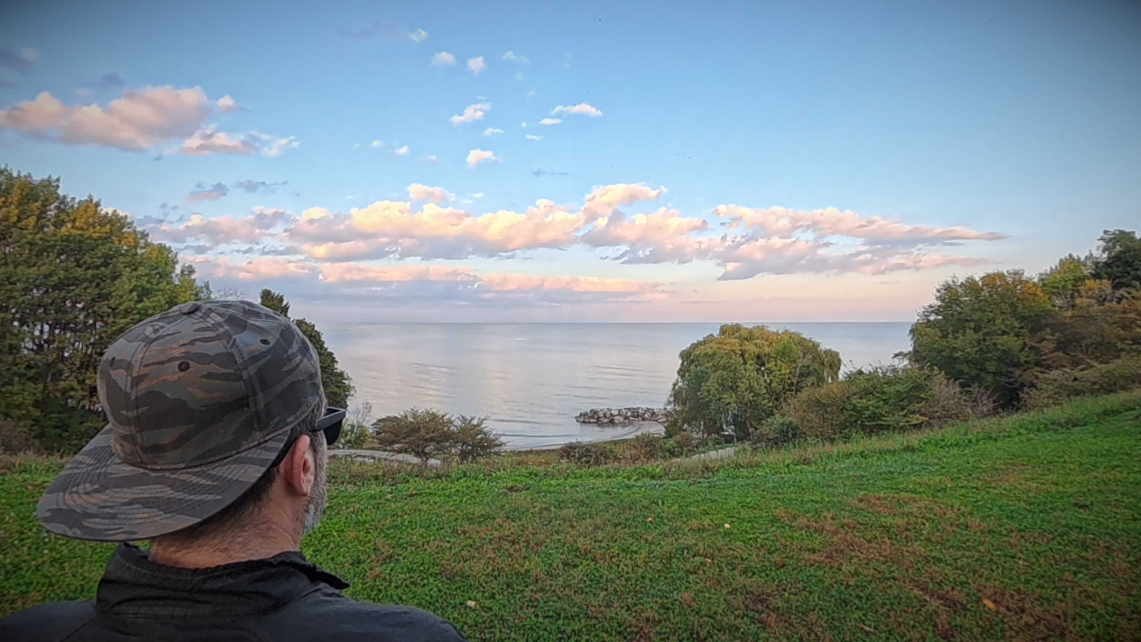 Me overlooking Lake Michigan