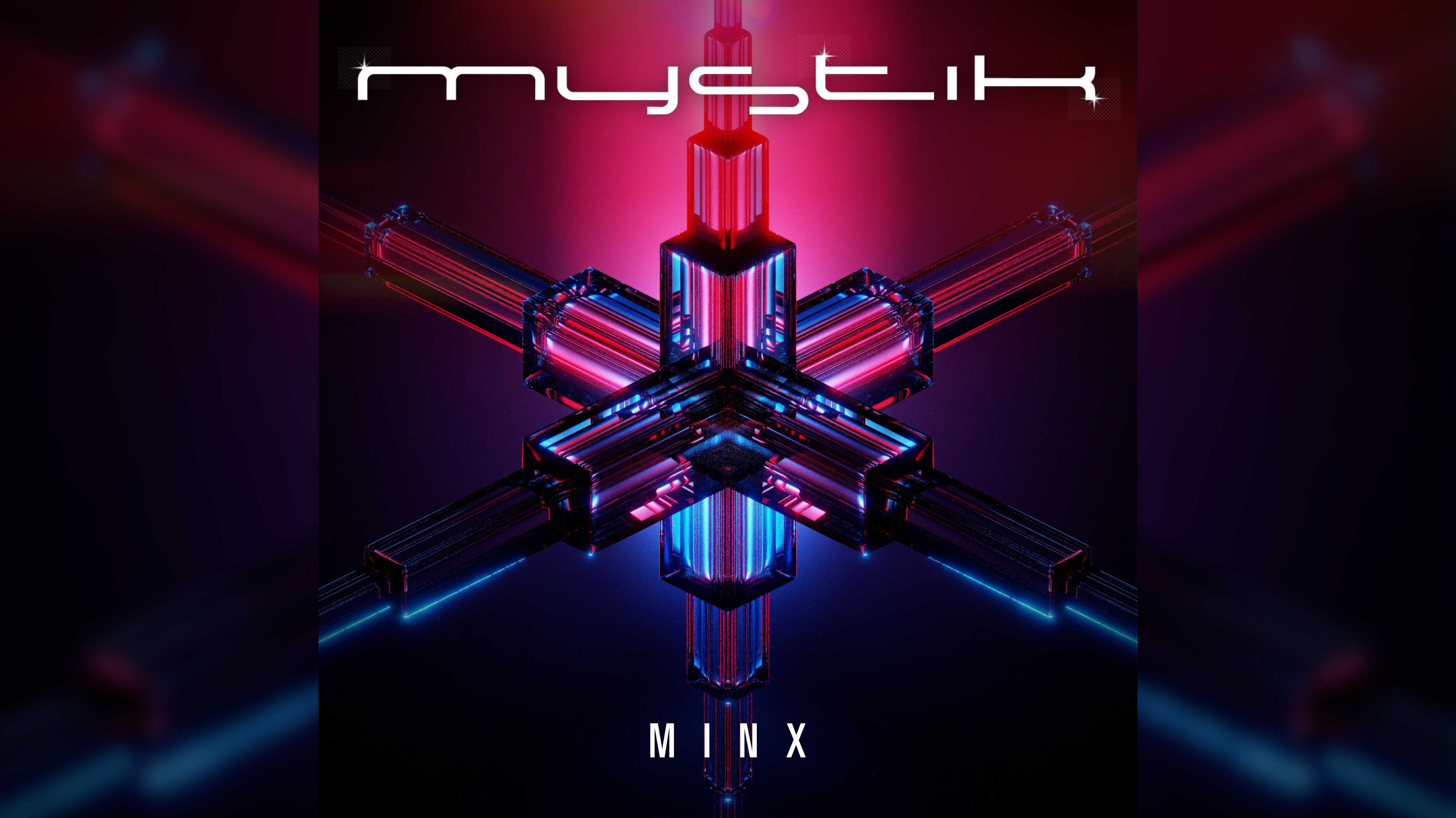 Cover art for the Mystik single 'Minx'