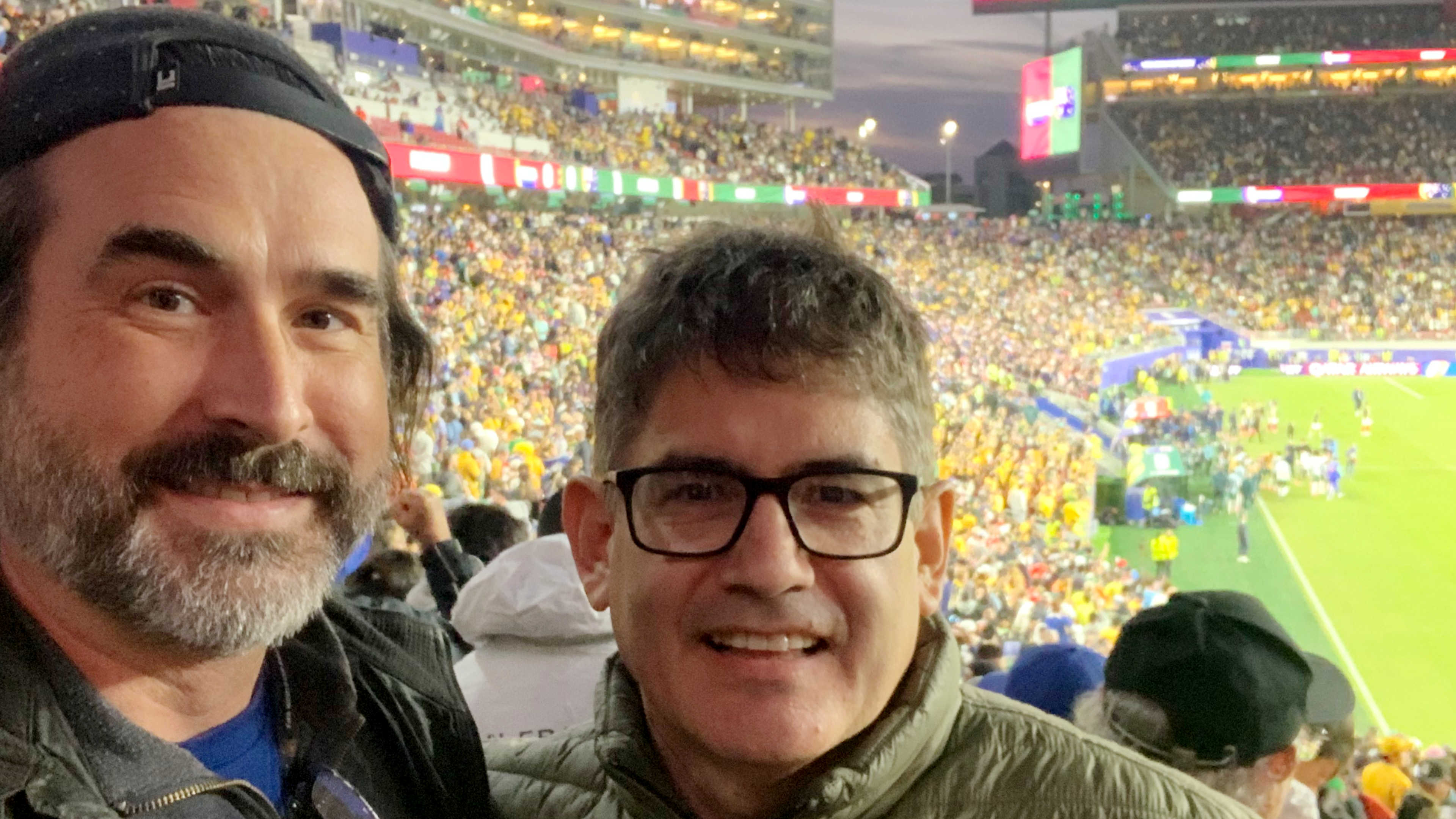 Me at the World Cup Game in San Francisco Bay Area Stadium
