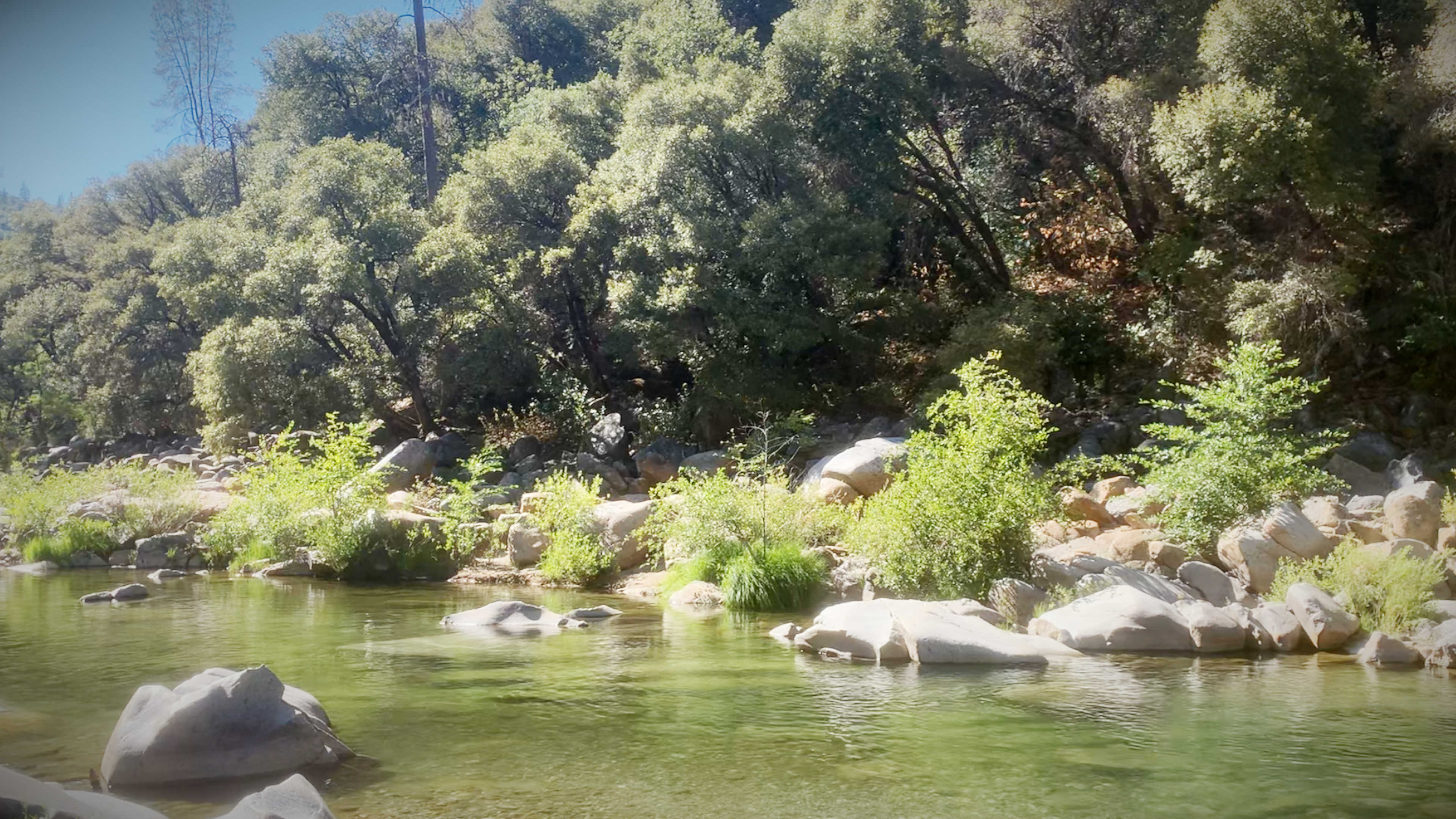 The South Yuba River in the mountains of northern California.