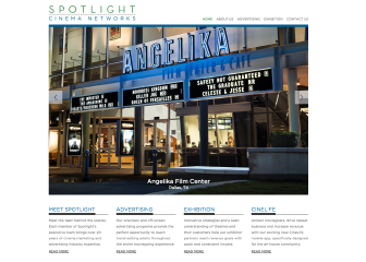 Spotlight Cinema Networks Website