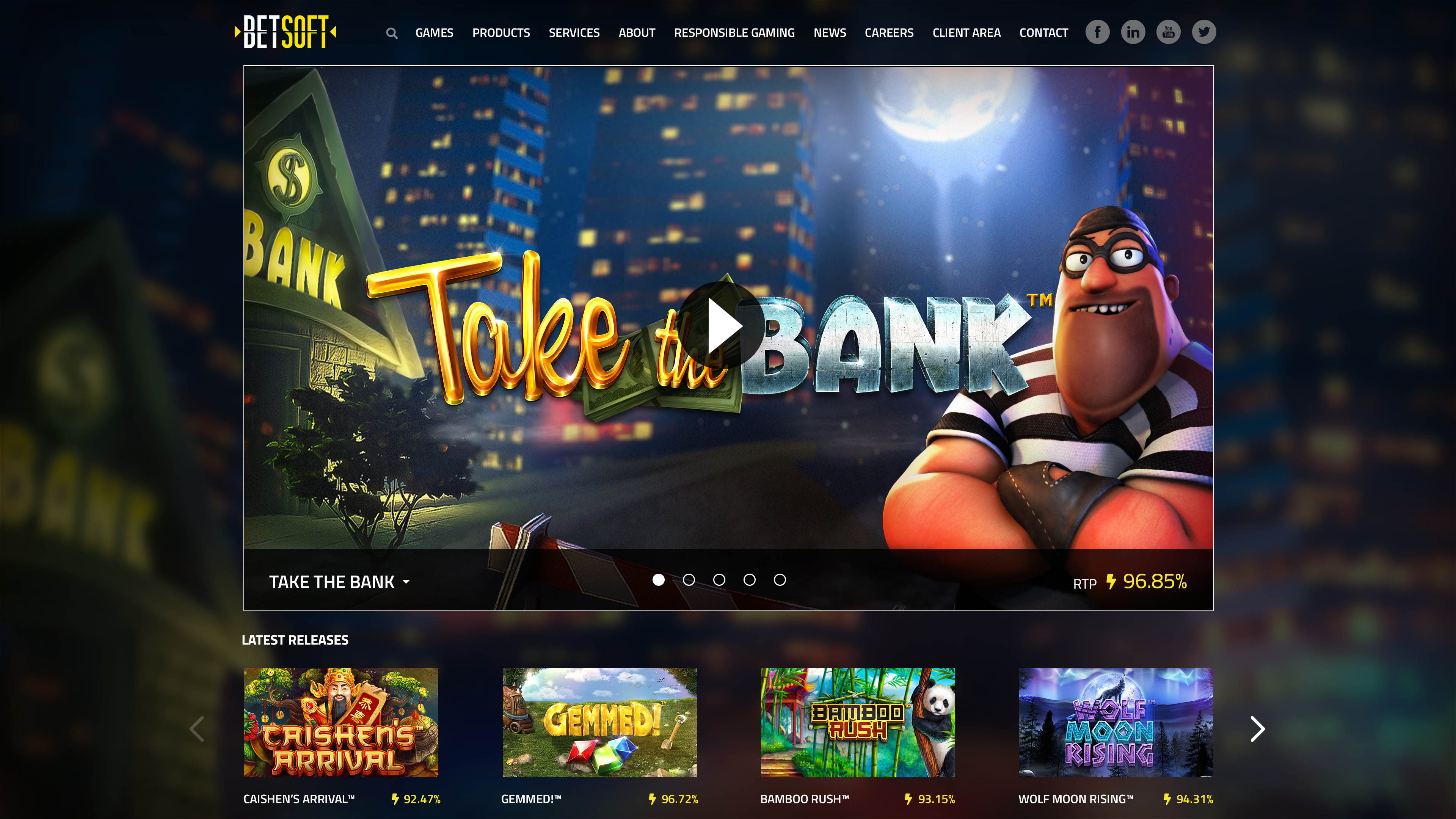 Betsoft - Homepage