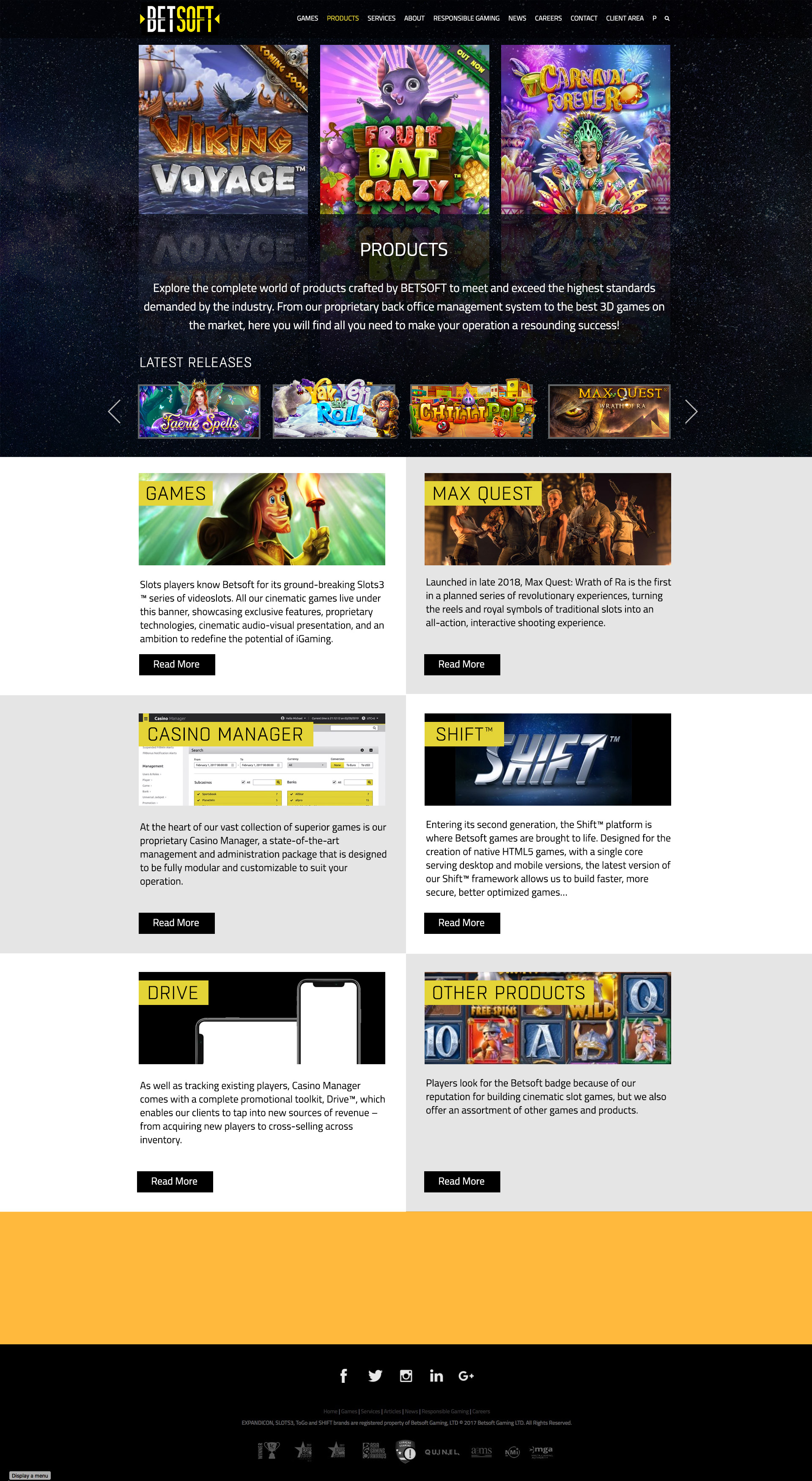 Betsoft - Products (alt 2)