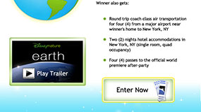 Disneynature <i>EARTH</i> - Landing Page