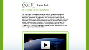 Disneynature <i>EARTH</i> - Video