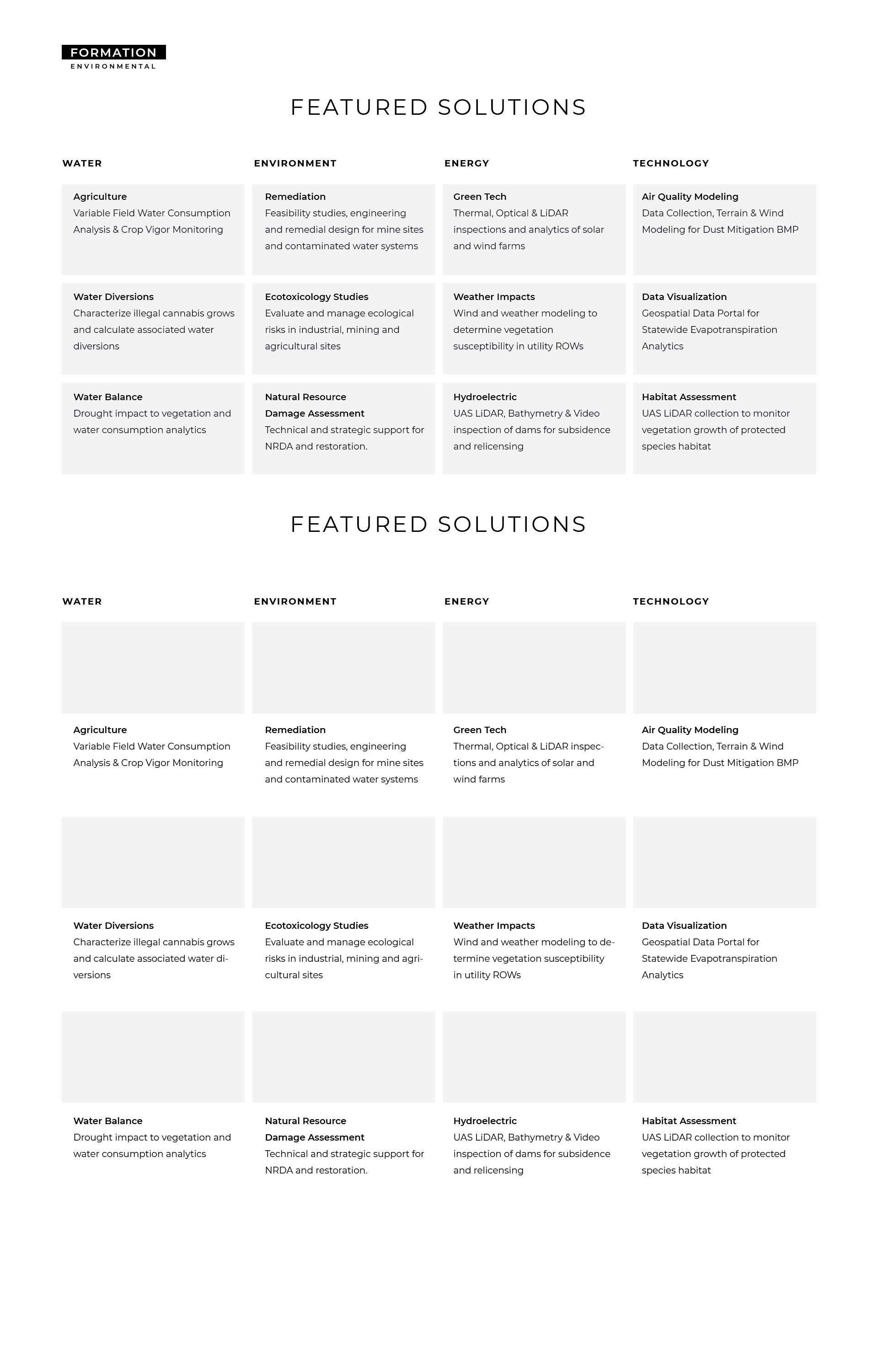 Formation Environmental - Services (Wireframe)