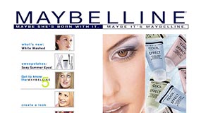 Maybelline - Homepage 