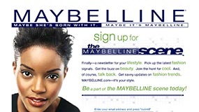 Maybelline - Newsletter Signup