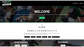 PlayUp Landing Page - Welcome